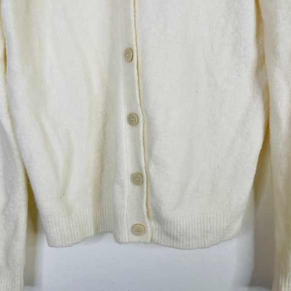 Theory Womens Merino Wool Cardigan Hoodie Sweater Button Up Cozy Casual Size S - Picture 3 of 12